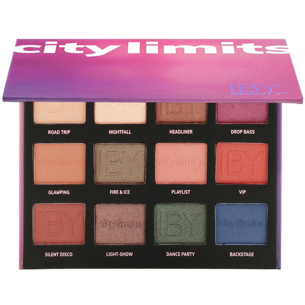 IBY Beauty, Eye Shadow Palette, City Limits, 0.42 oz (12 g)