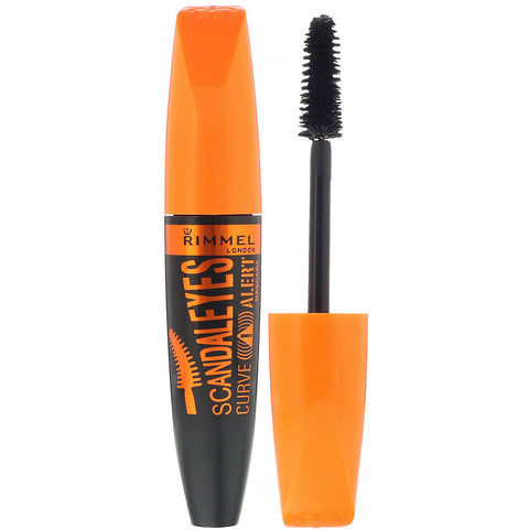 Rimmel London, Scandaleyes Curve Alert Mascara, 001 Black, 0.41 fl oz (12 ml)