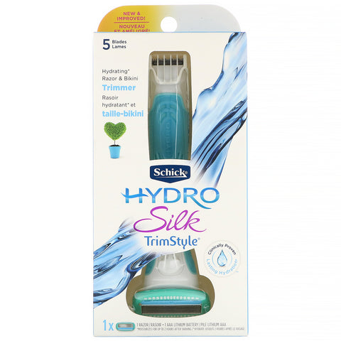 Schick, Hydro Silk, TrimStyle, 1 Razor