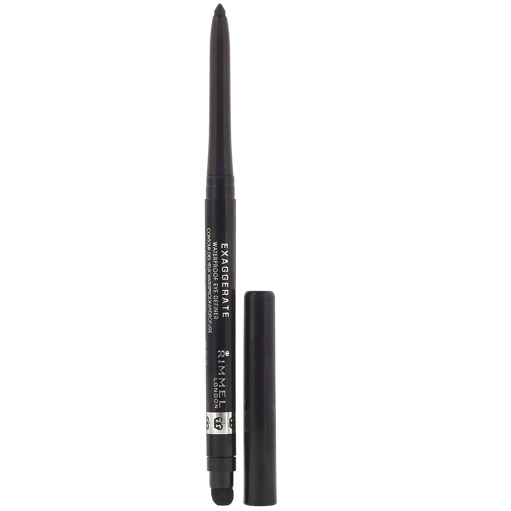 Rimmel London, Exaggerated Eye Definer, 262 Blackest Black, .009 oz (.28 g)