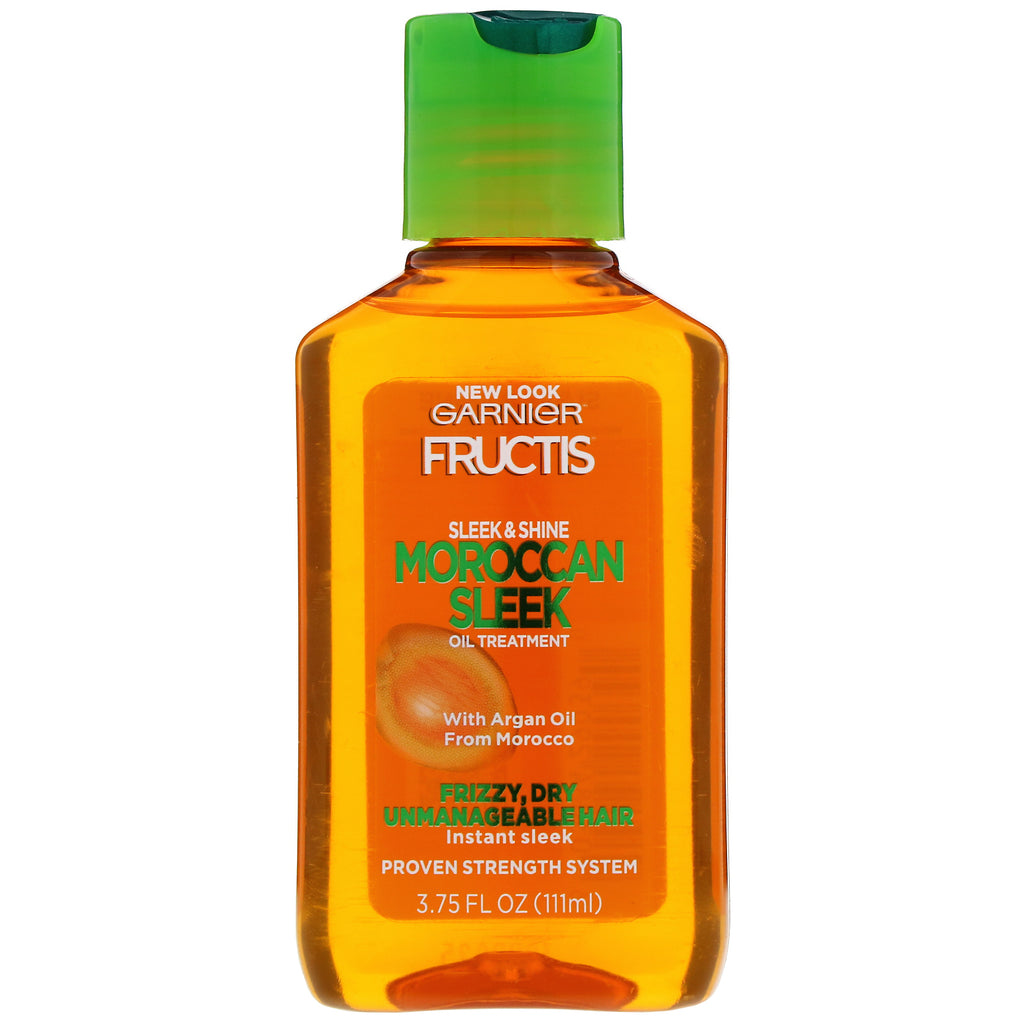 Garnier, Fructis, Sleek & Shine, Moroccan Sleek Oil Treatment, 3.75 fl oz (111 ml)