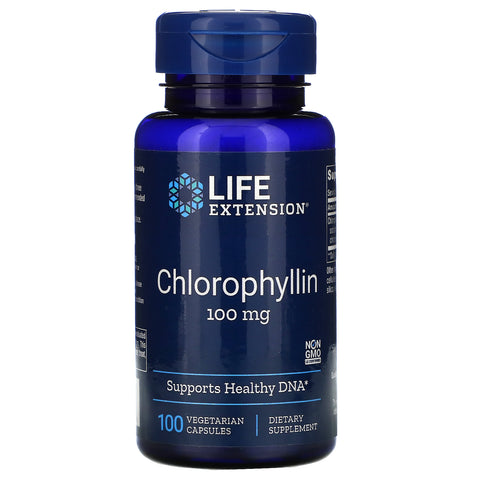 Life Extension, Chlorophyllin, 100 mg, 100 Vegetarian Capsules