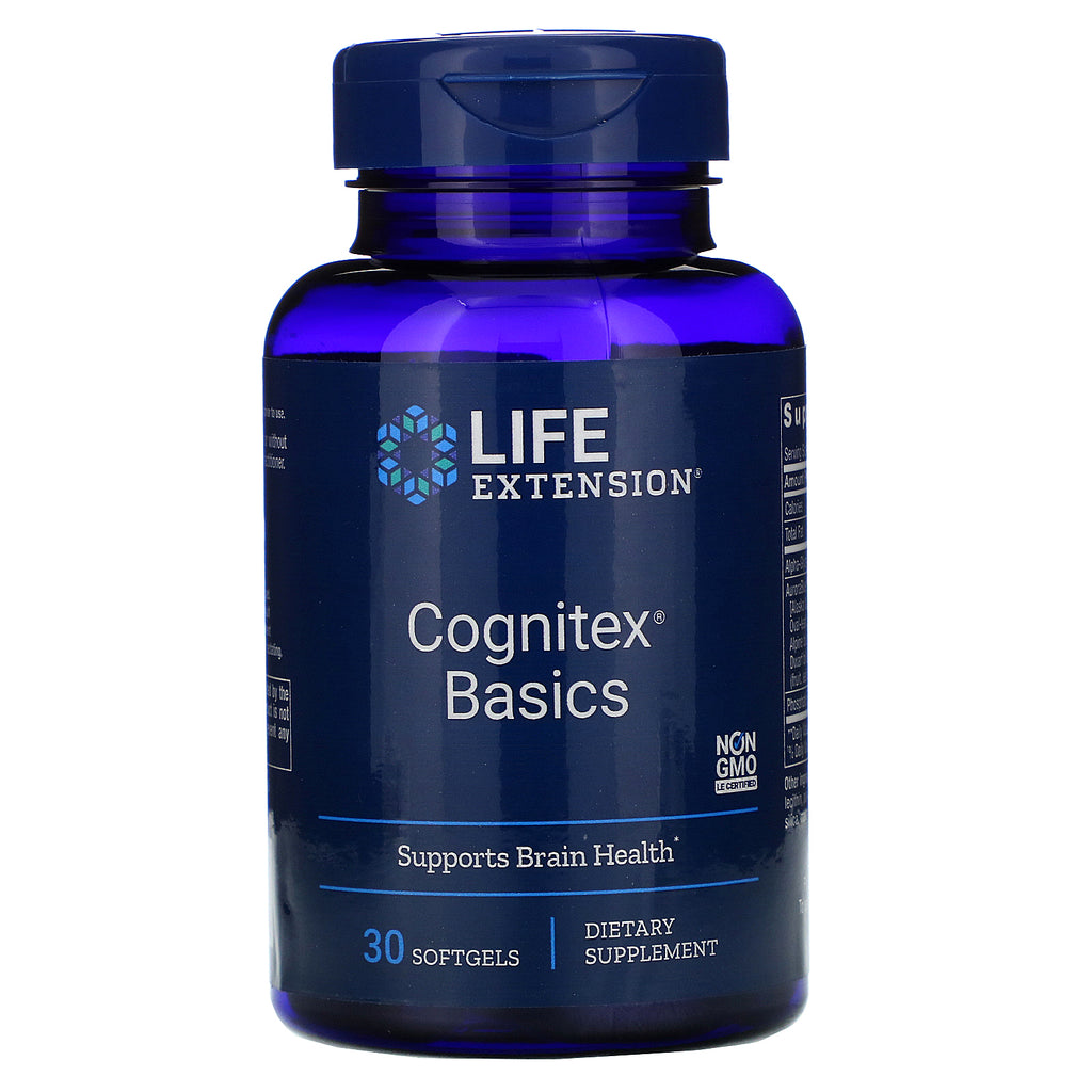 Life Extension, Cognitex Basics, 30 Softgels