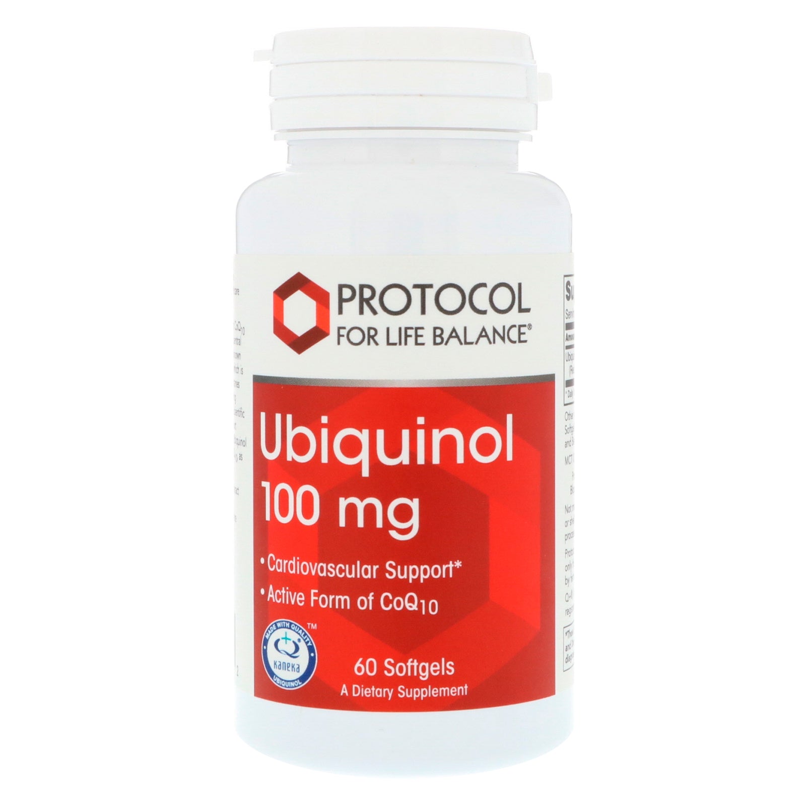 Protocol for Life Balance, Ubiquinol, 100 mg , 60 Softgels