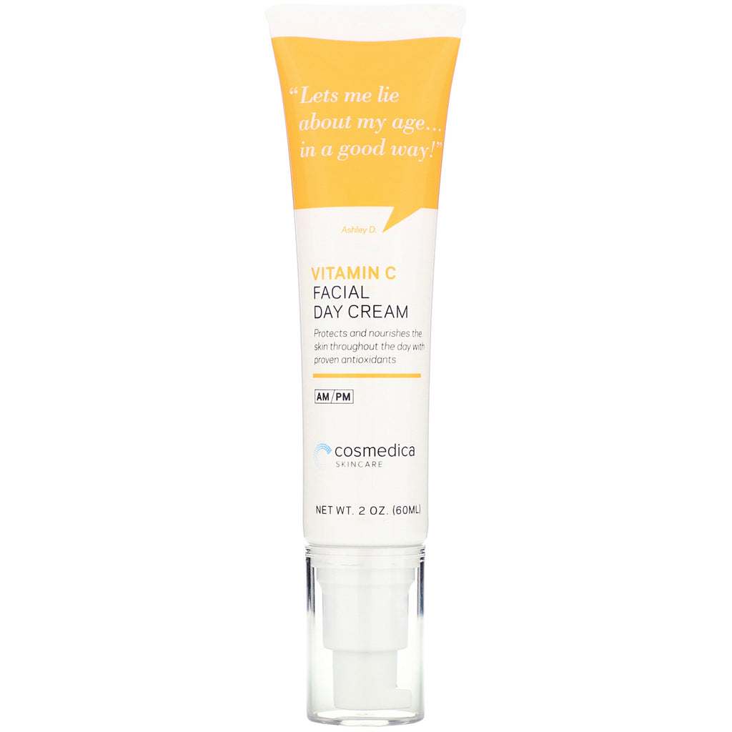 Cosmedica Skincare, Vitamin C Facial Day Cream, 2 oz (60 ml)