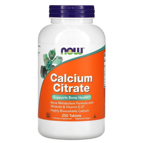 Now Foods, Calcium Citrate, 250 Tablets