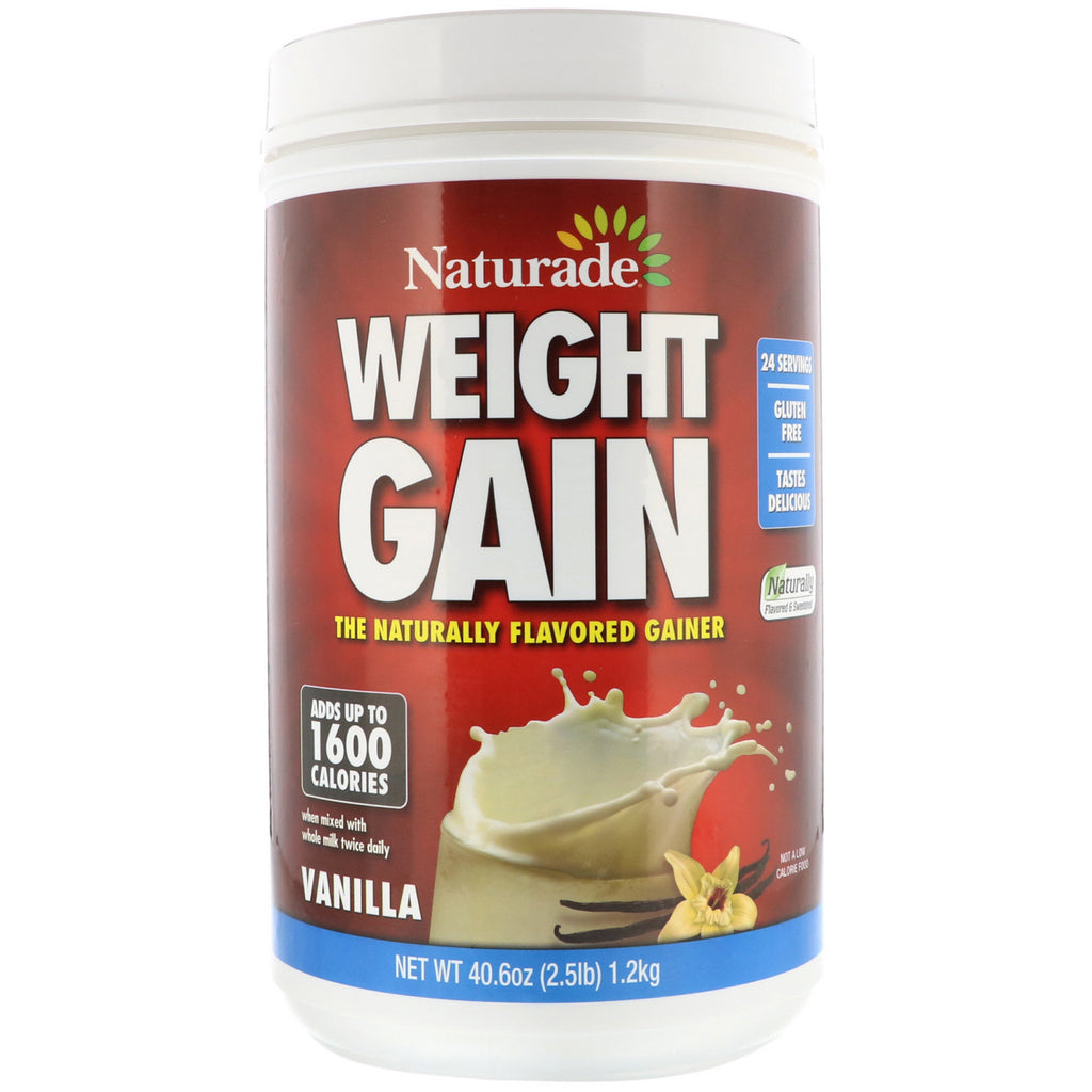 Naturade, Weight Gain, Vanilla, 2.5 lbs (40.6 oz)