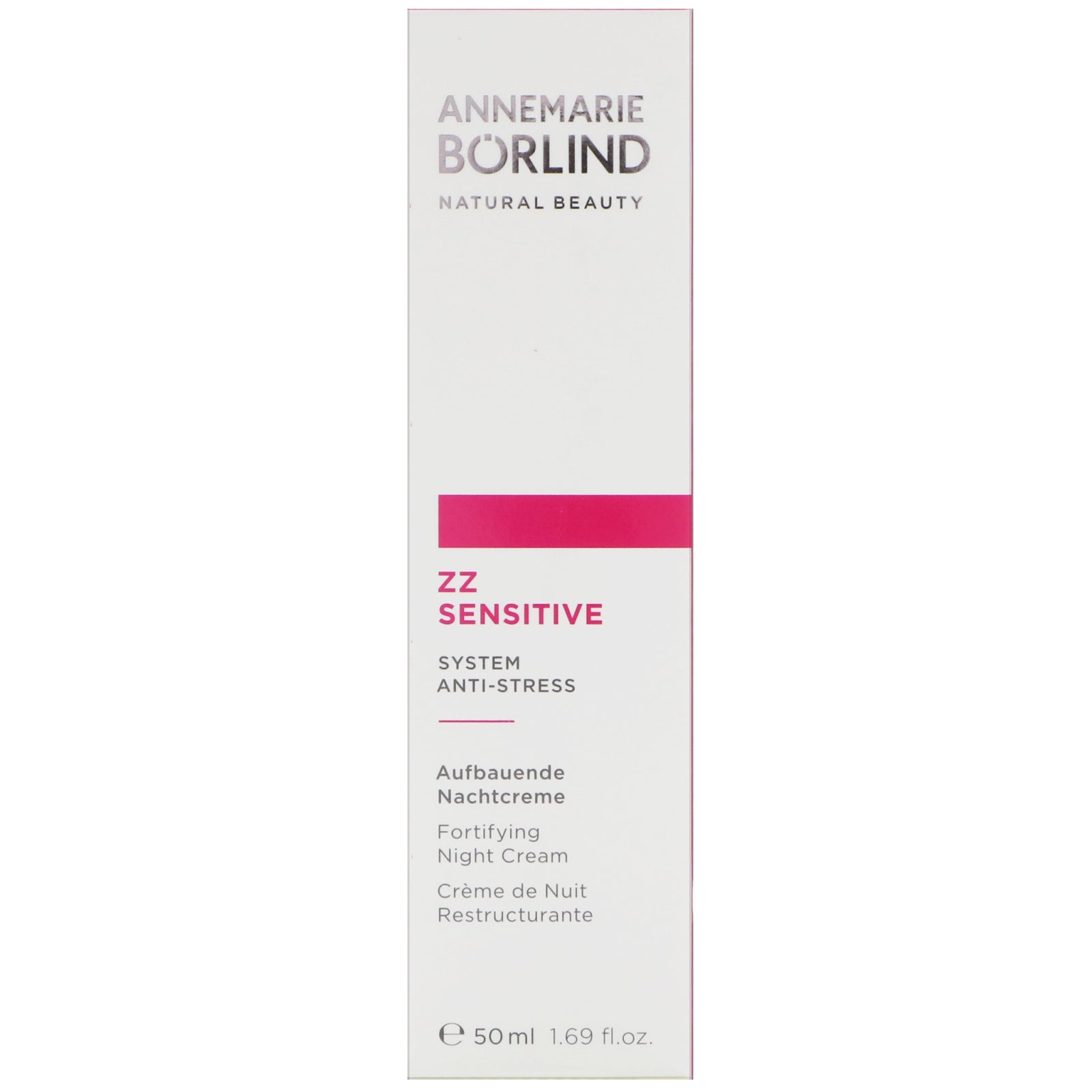 AnneMarie Borlind, ZZ Sensitive, Fortifying Night Cream, 1.69 fl oz (50 ml)