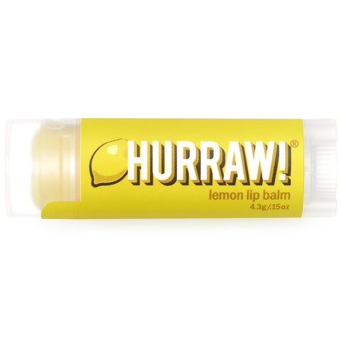 Hurraw! Balm, Lip Balm, Lemon, .15 oz (4.3 g)