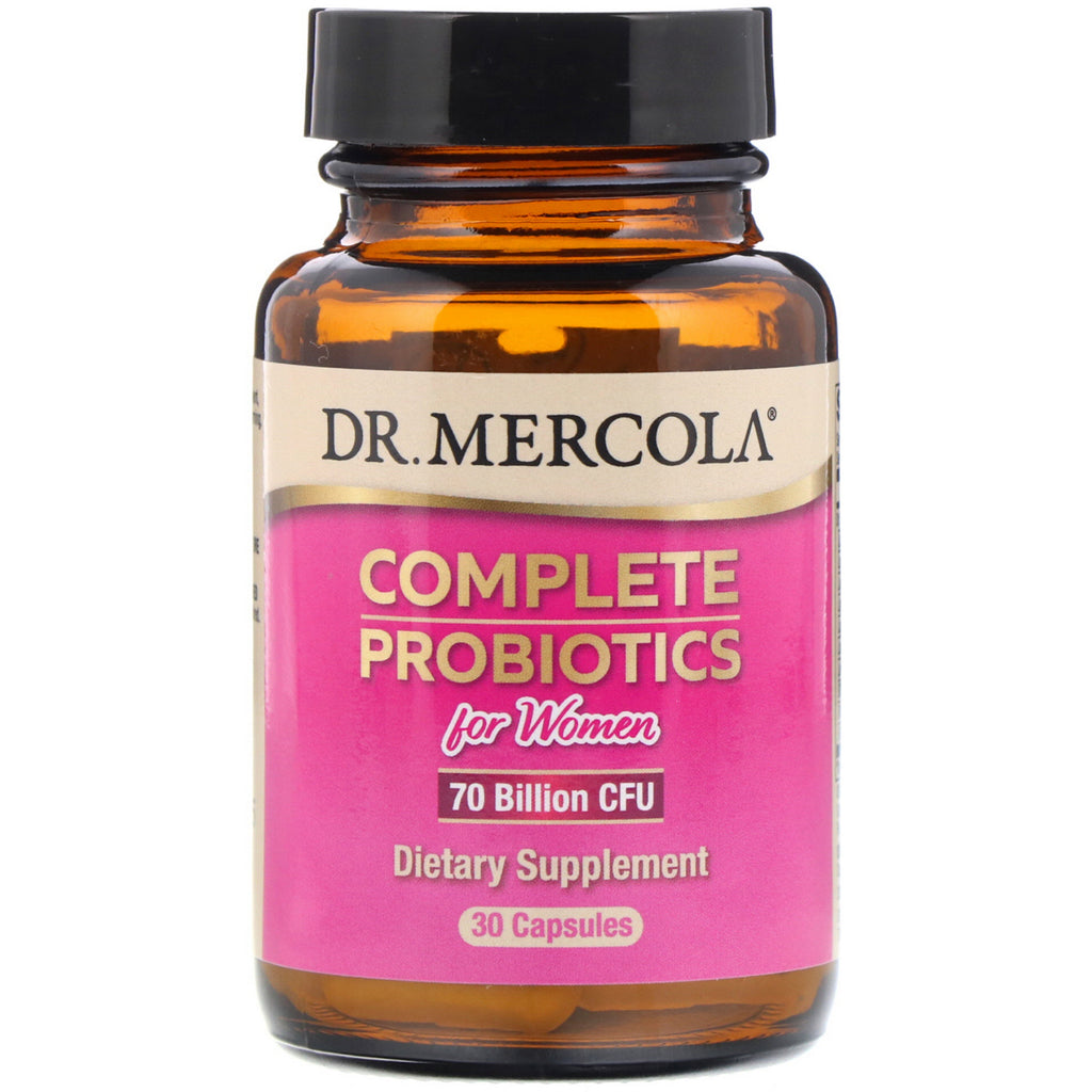 Dr. Mercola, Complete Probiotics for Women, 70 Billion CFU, 30 Capsules