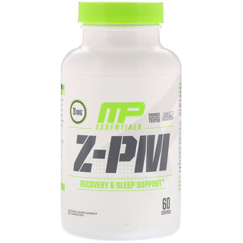 MusclePharm, Essentials, Z-PM, 60 Capsules