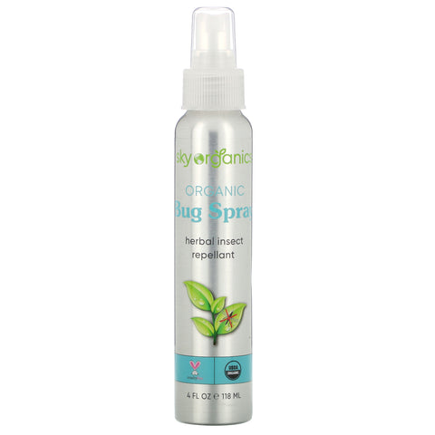 Sky Organics, Organic Bug Spray, 4 fl oz (118 ml)