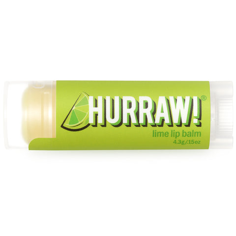 Hurraw! Balm, Lip Balm, Lime, .15 oz (4.3 g)