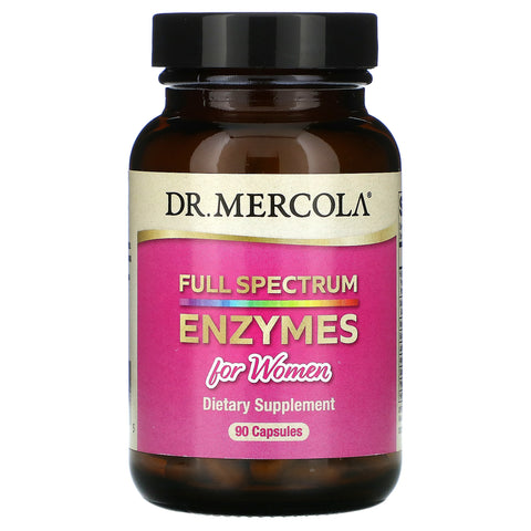 Dr. Mercola, Full Spectrum Enzymes for Women, 90 Capsules