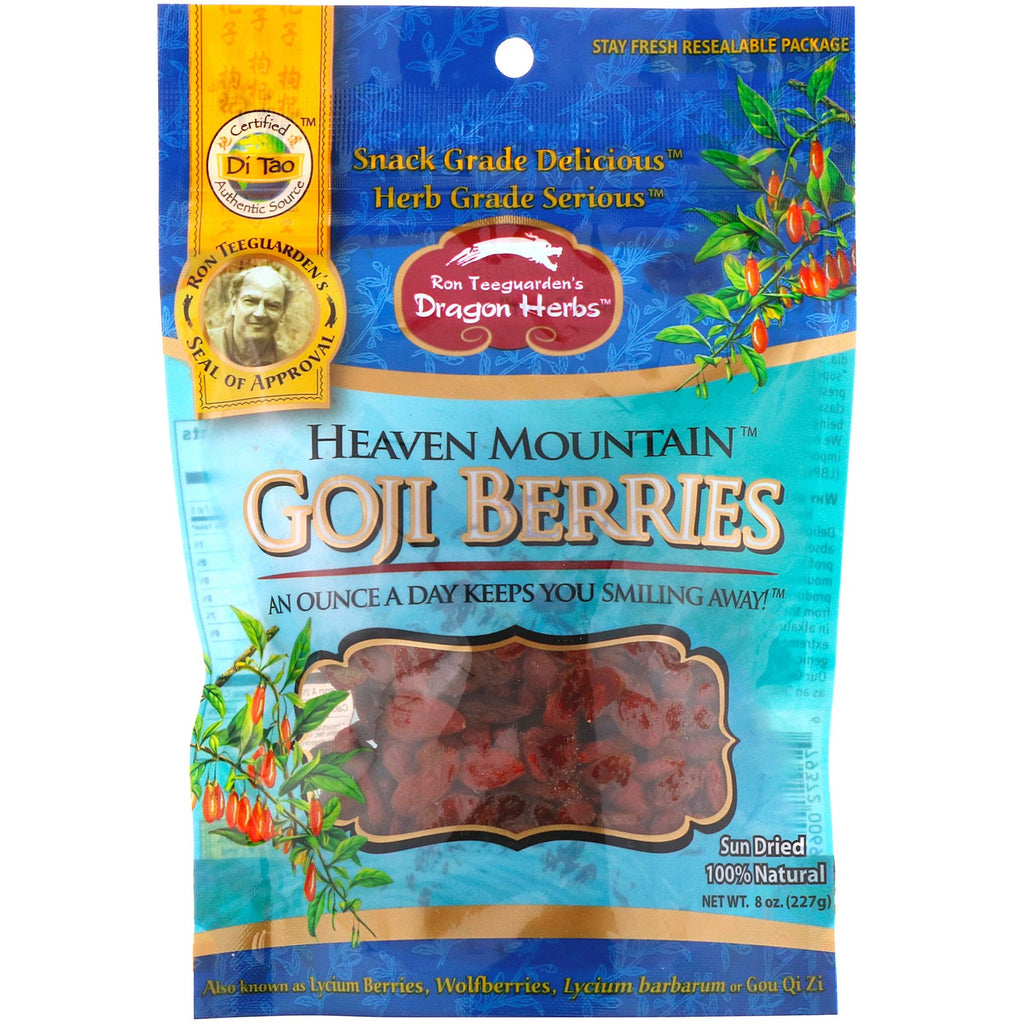 Dragon Herbs, Heaven Mountain Goji Berries, 8 oz (227 g)