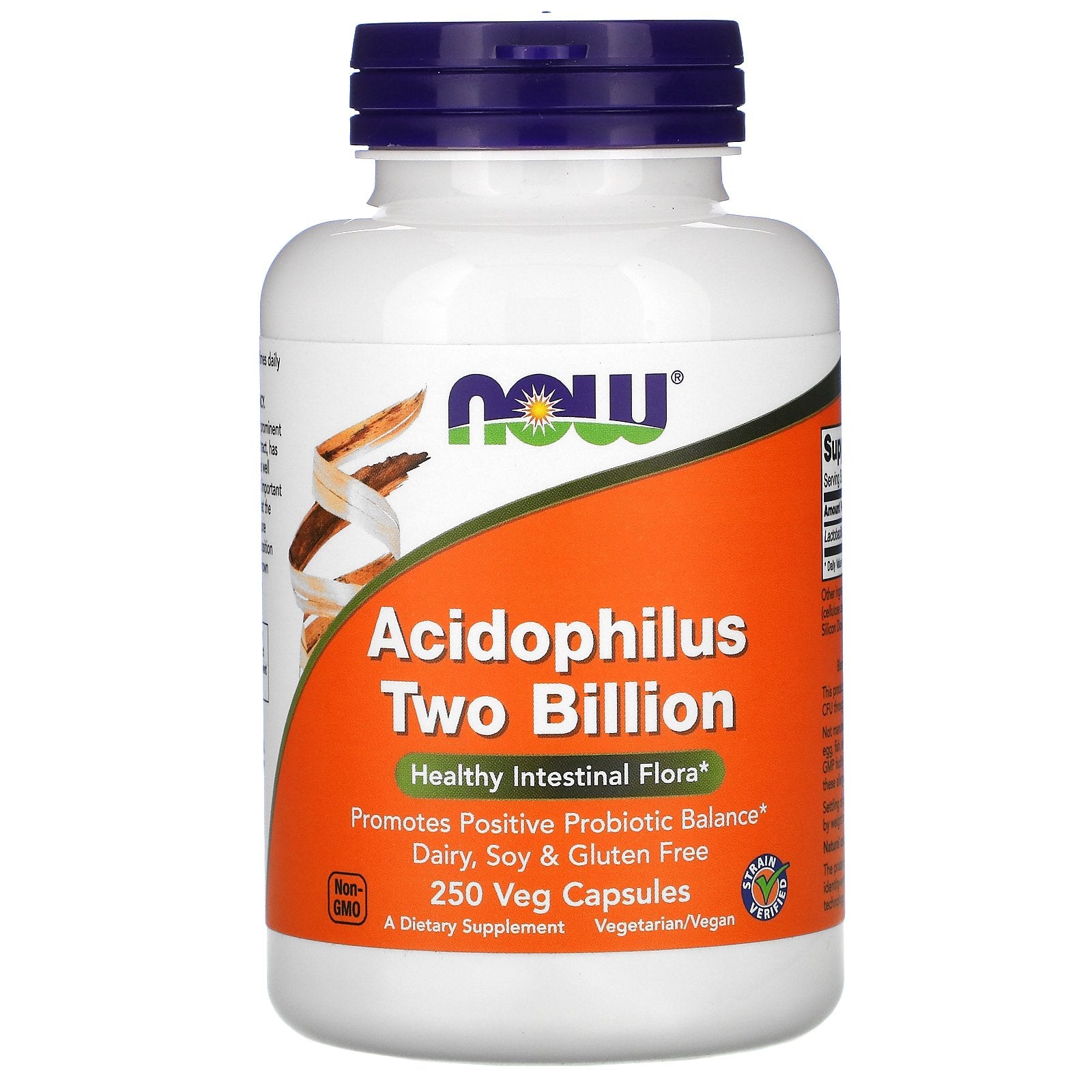 Now Foods, Acidophilus Two Billion, 250 Veg Capsules