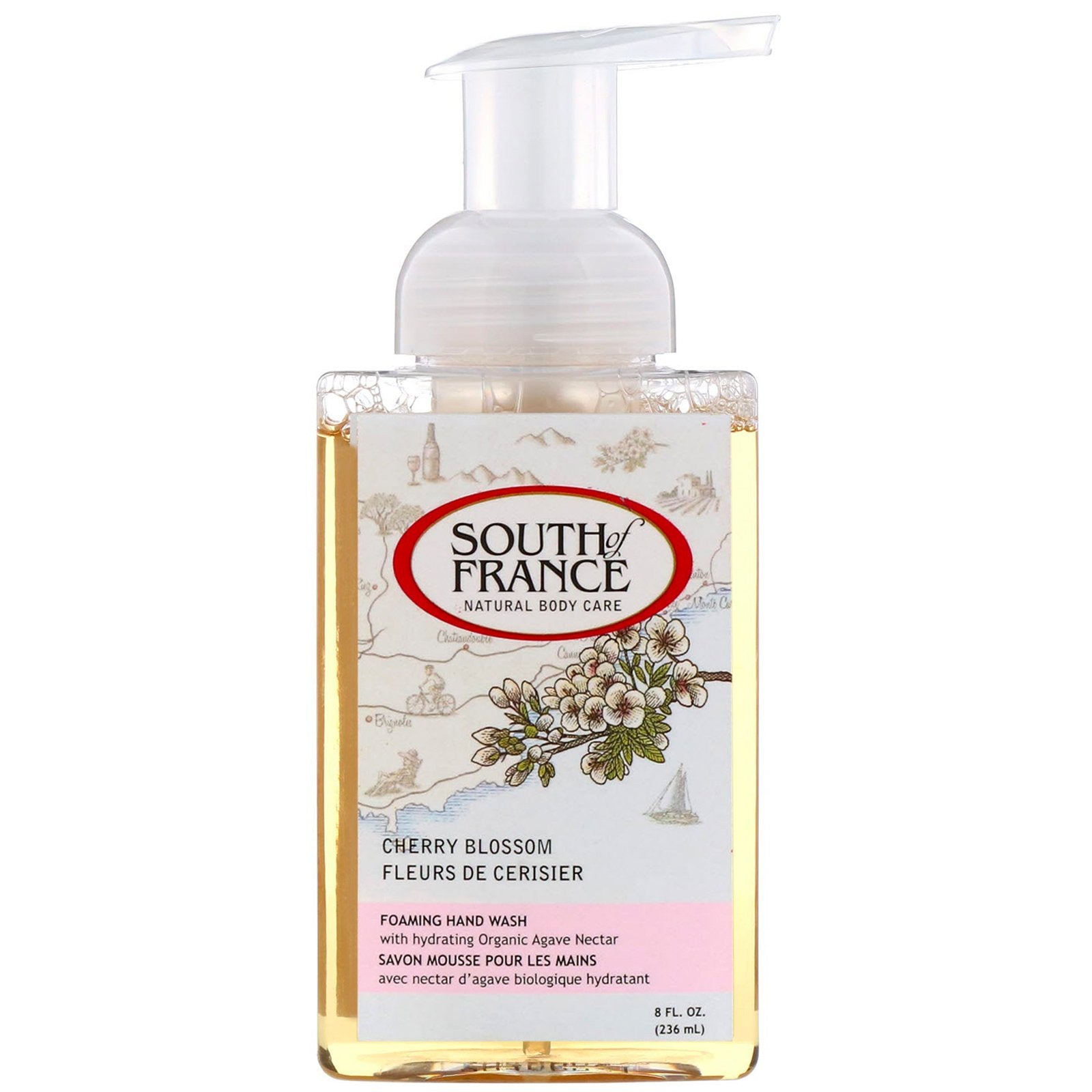 South of France, Foaming Hand Wash, Cherry Blossom, 8 fl oz (236 ml)