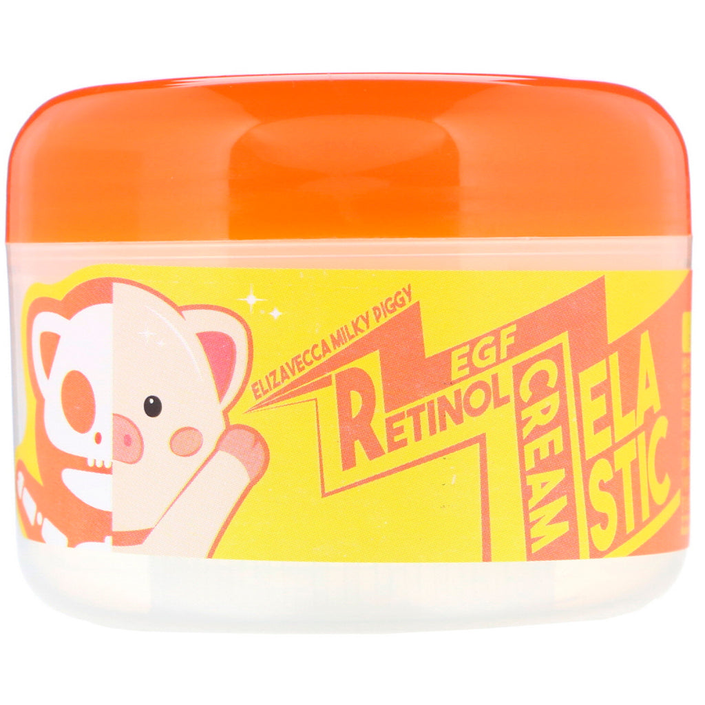 Elizavecca, Milky Piggy EGF Elastic Retinol Cream, 3.53 oz (100 g)