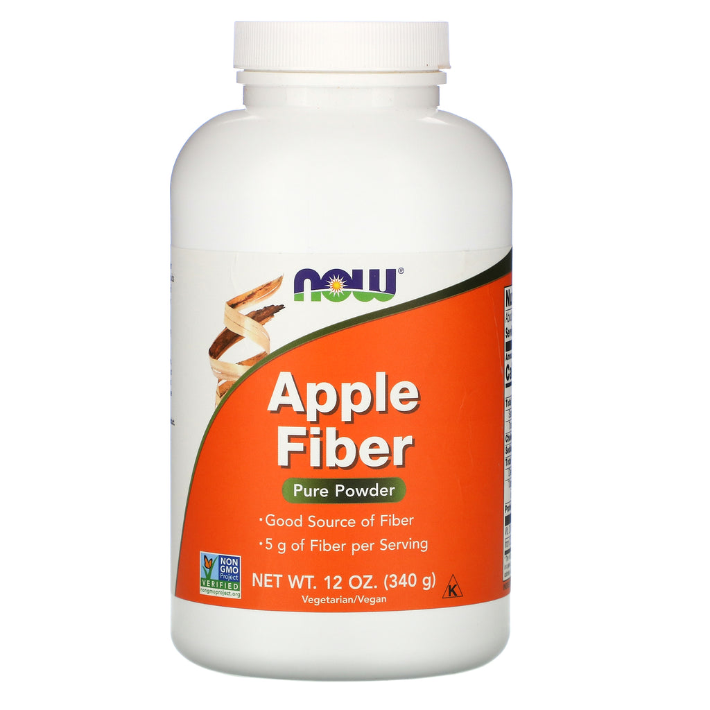 Now Foods, Apple Fiber, Pure Powder, 12 oz (340 g)