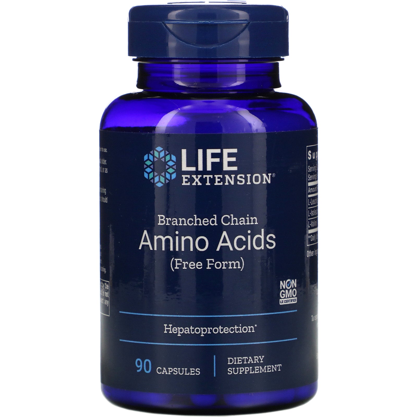 Life Extension, Branched Chain Amino Acids, 90 Capsules