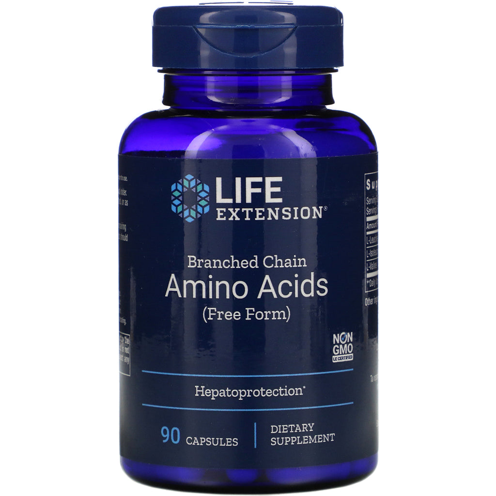 Life Extension, Branched Chain Amino Acids, 90 Capsules