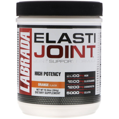 Labrada Nutrition, ElastiJoint, Joint Support Formula, Orange Flavor, 13.54 oz (384 g)