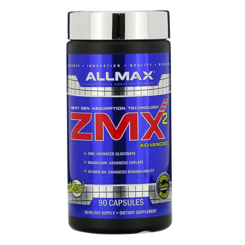 ALLMAX Nutrition, ZMX2 High-Absorbtion Magnesium Chelate, 90 Capsules