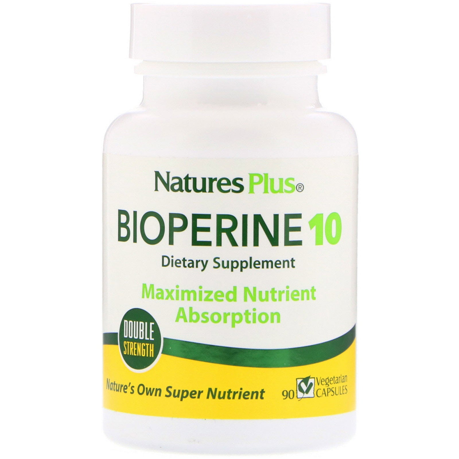 Nature's Plus, Bioperine 10, 90 Vegetarian Capsules