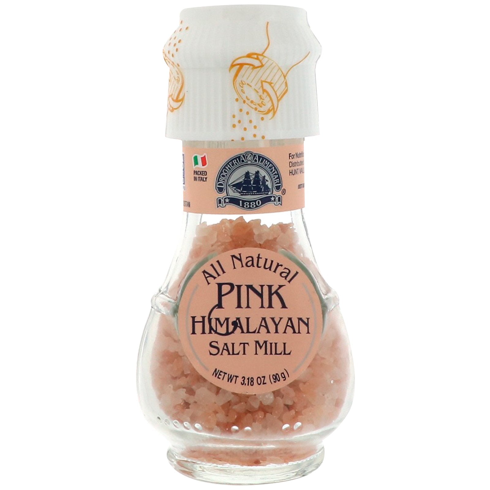 Drogheria & Alimentari, All Natural Pink Himalayan Salt Mill, 3.18 oz (90 g)