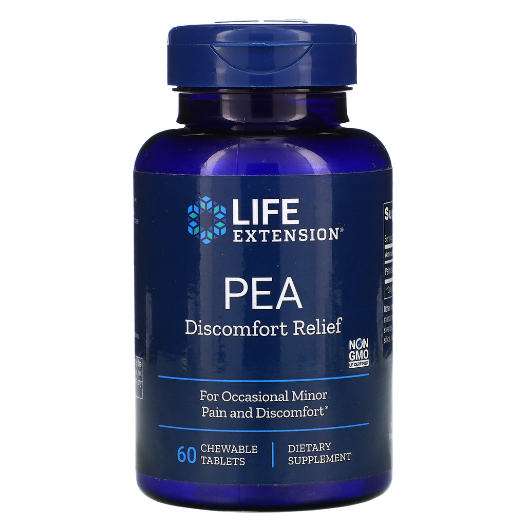 Life Extension, PEA Discomfort Relief, 60 Chewable Tablets