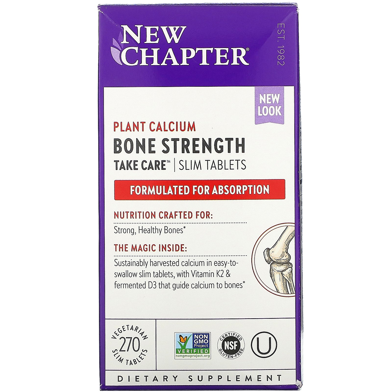 New Chapter, Bone Strength Take Care, 270 Vegetarian Slim Tablets