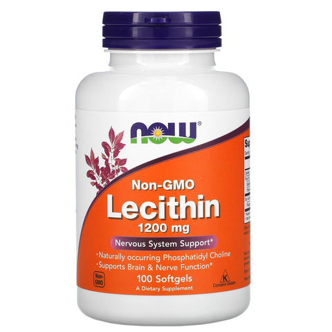 Now Foods, Lecithin, 1200 mg, 100 Softgels