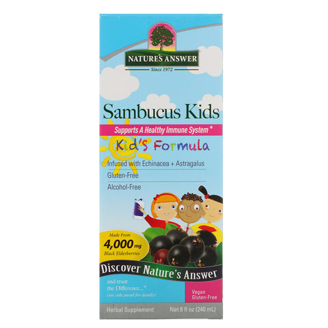 Nature's Answer, Sambucus Kid's Formula, 4,000 mg, 8 fl oz (240 ml))