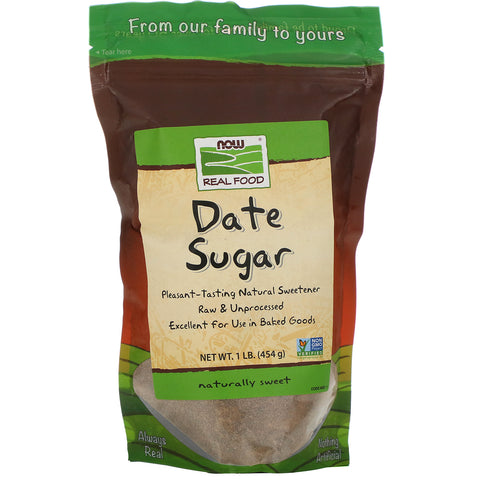 Now Foods, Real Food, Date Sugar, 1 lb (454 g)