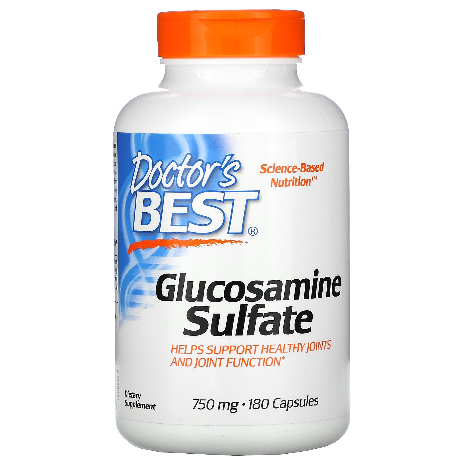 Doctor's Best, Glucosamine Sulfate, 750 mg, 180 Capsules