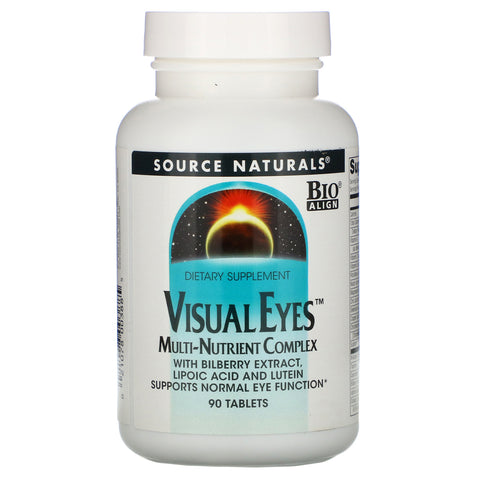 Source Naturals, Visual Eyes, Multi-Nutrient Complex, 90 Tablets