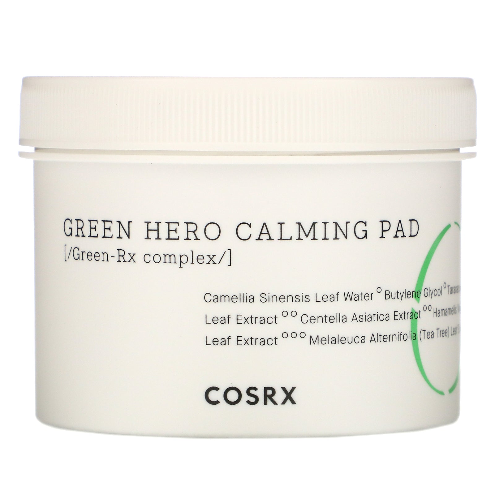 Cosrx, One Step Green Hero Calming Pad, 70 Pads, 4.56 fl oz