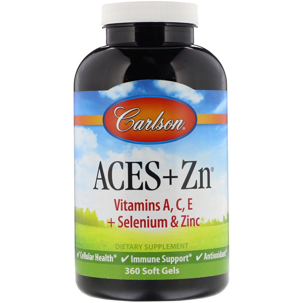 Carlson Labs, Aces + Zn, 360 Soft Gels