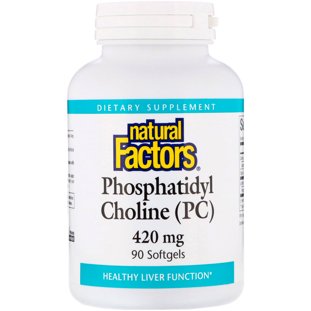 Natural Factors, Phosphatidyl Choline (PC), 420 mg, 90 Softgels