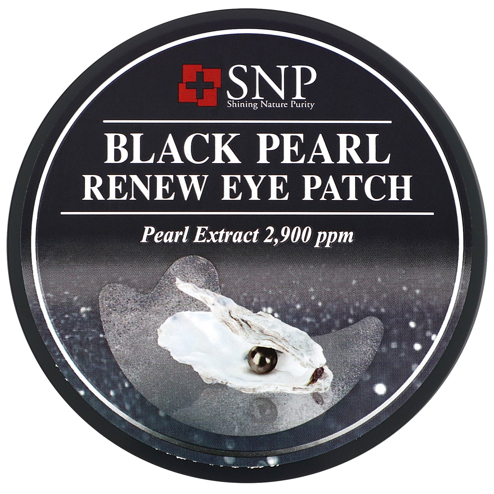 SNP, Black Pearl, Renew Eye Patch, 60 Patches