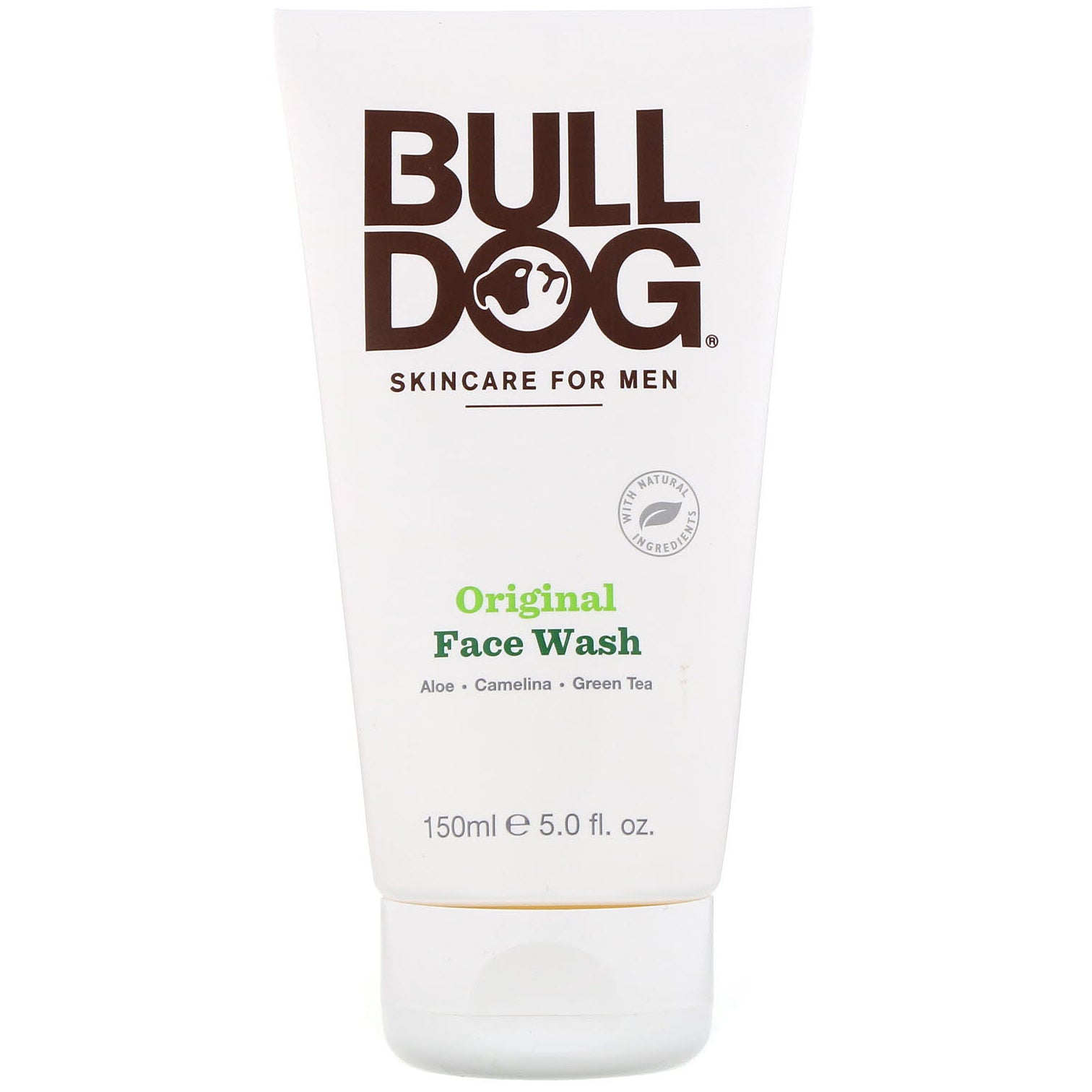 Bulldog Skincare For Men, Original Face Wash, 5 fl oz (150 ml)