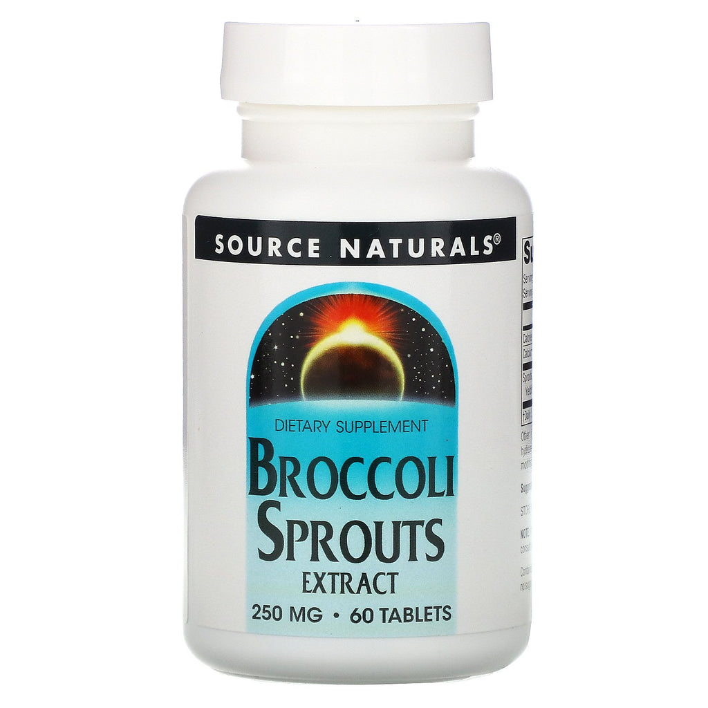 Source Naturals, Broccoli Sprouts Extract, 250 mg, 60 Tablets