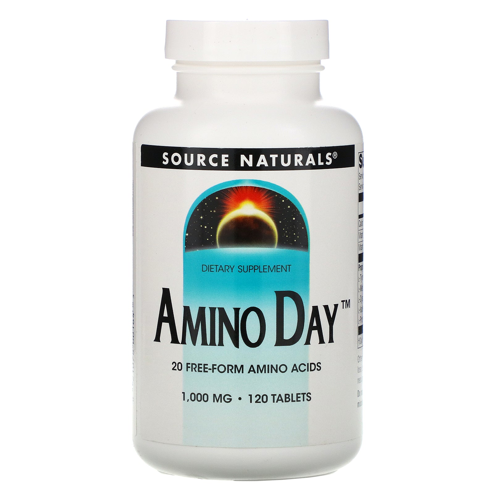 Source Naturals, Amino Day, 1,000 mg, 120 Tablets