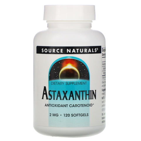 Source Naturals, Astaxanthin, 2 mg, 120 Softgels