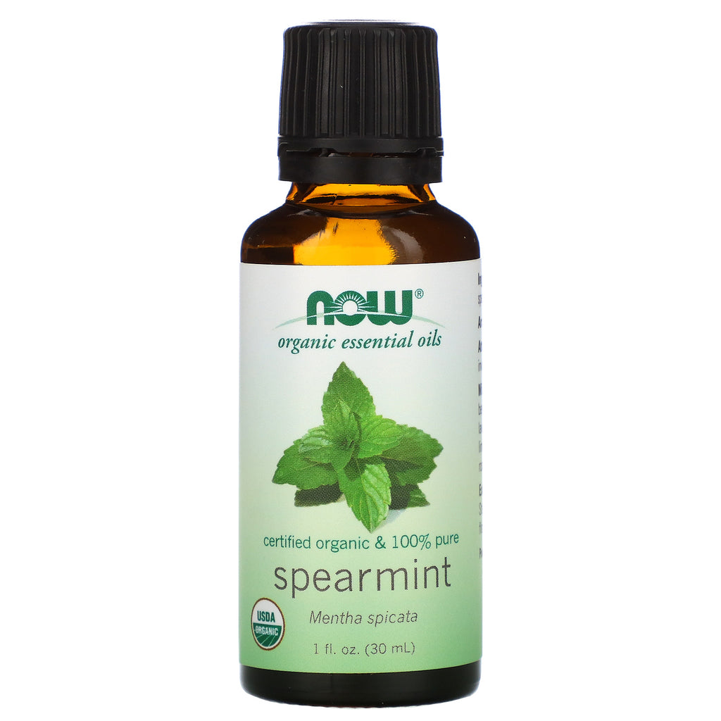 Now Foods, Organic Essential Oils, Spearmint, 1 fl oz (30 ml)