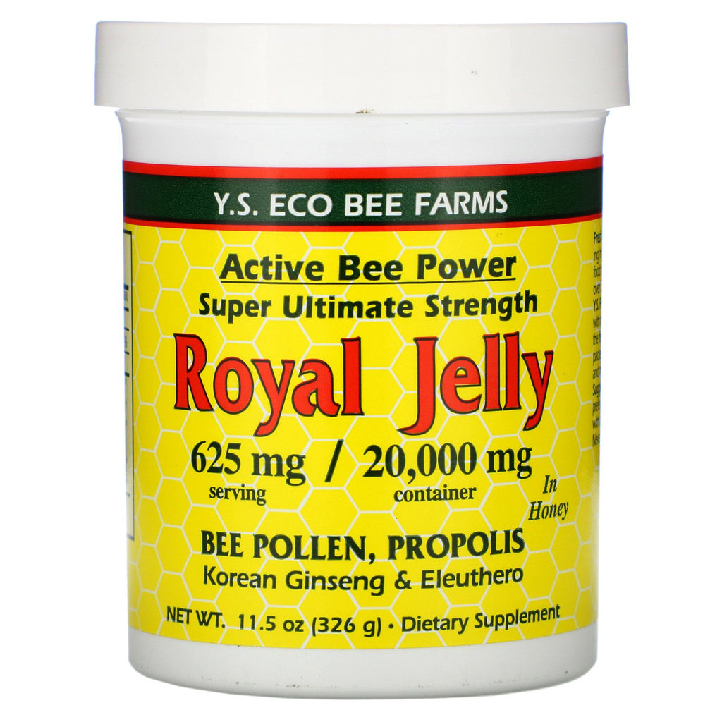 Y.S. Eco Bee Farms, Royal Jelly In Honey, 625 mg, 11.5 oz (326 g)