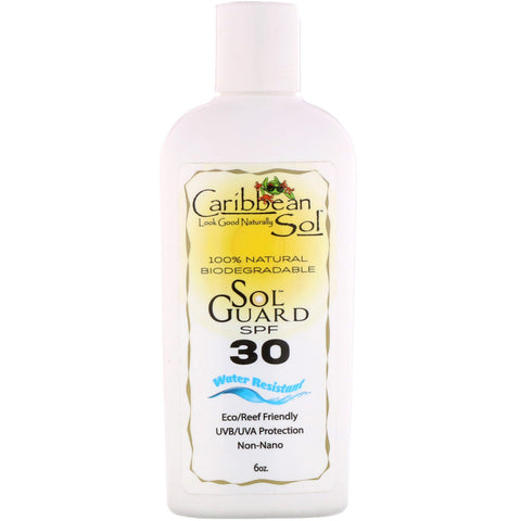 Caribbean Solutions, SolGuard SPF 30, Water Resistant, 6 oz