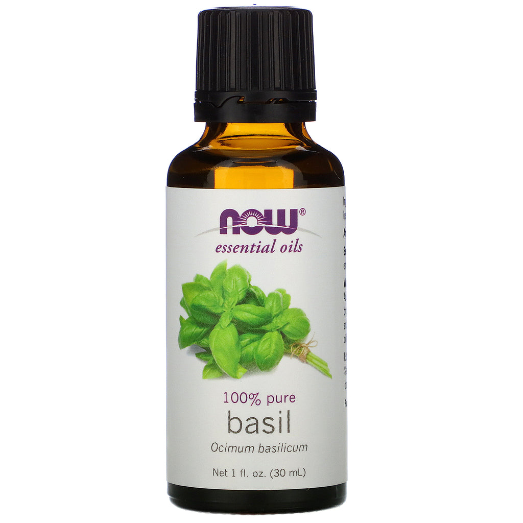 Now Foods, Essential Oils, Basil, 1 fl oz (30 ml)