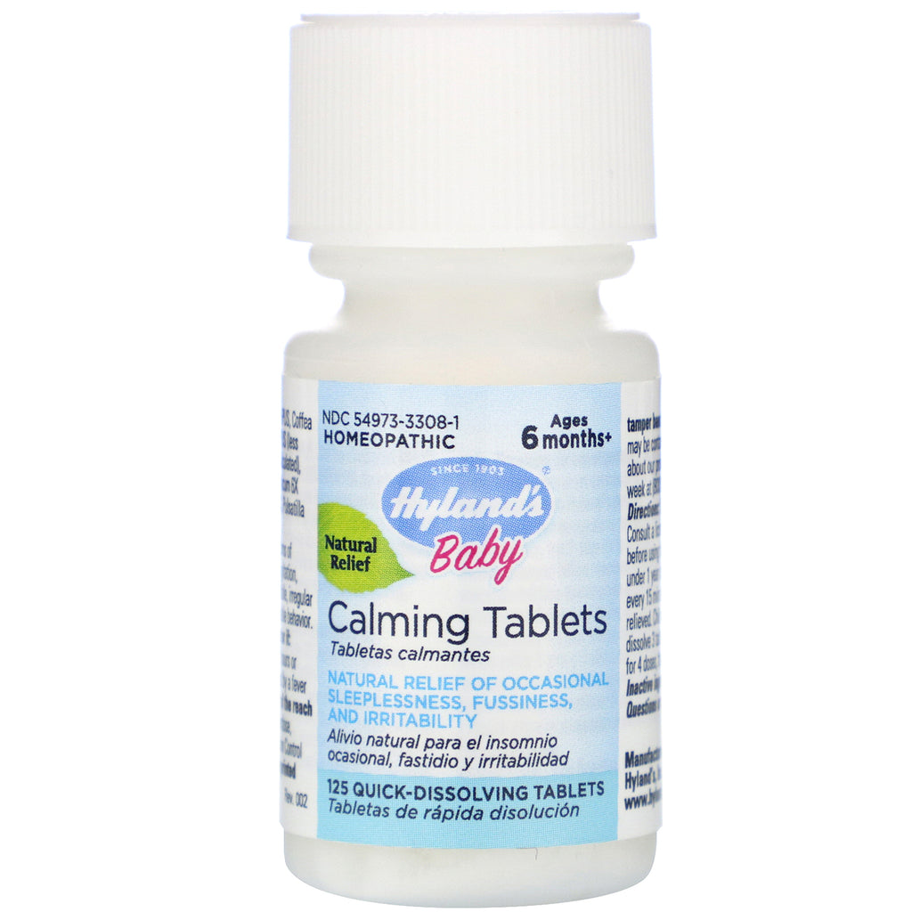 Hyland's, Baby, Calming Tablets, Ages 6 Months+,  125 Quick-Dissolving Tablets