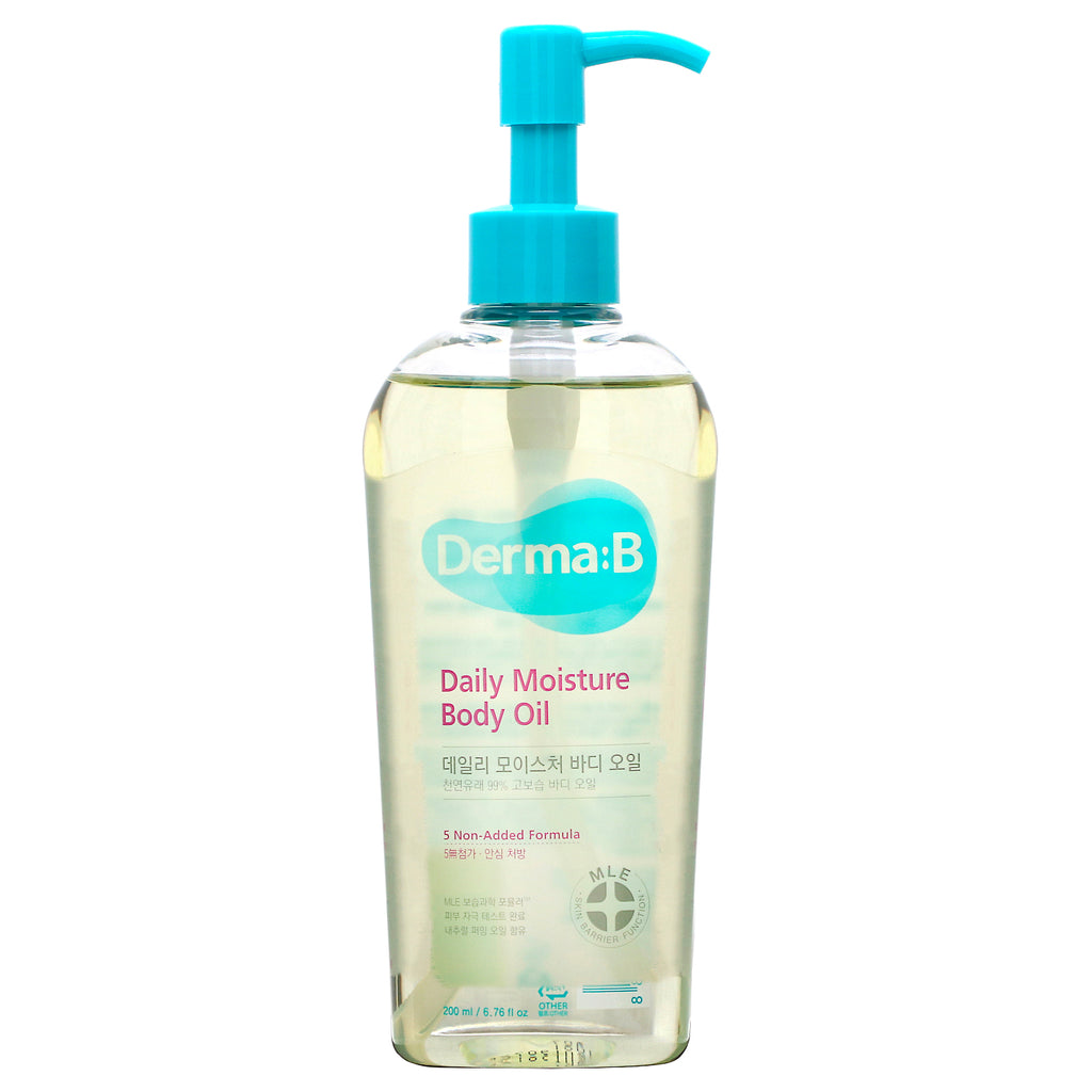 Derma:B, Daily Moisture Body Oil,  6.76 fl oz (200 ml)